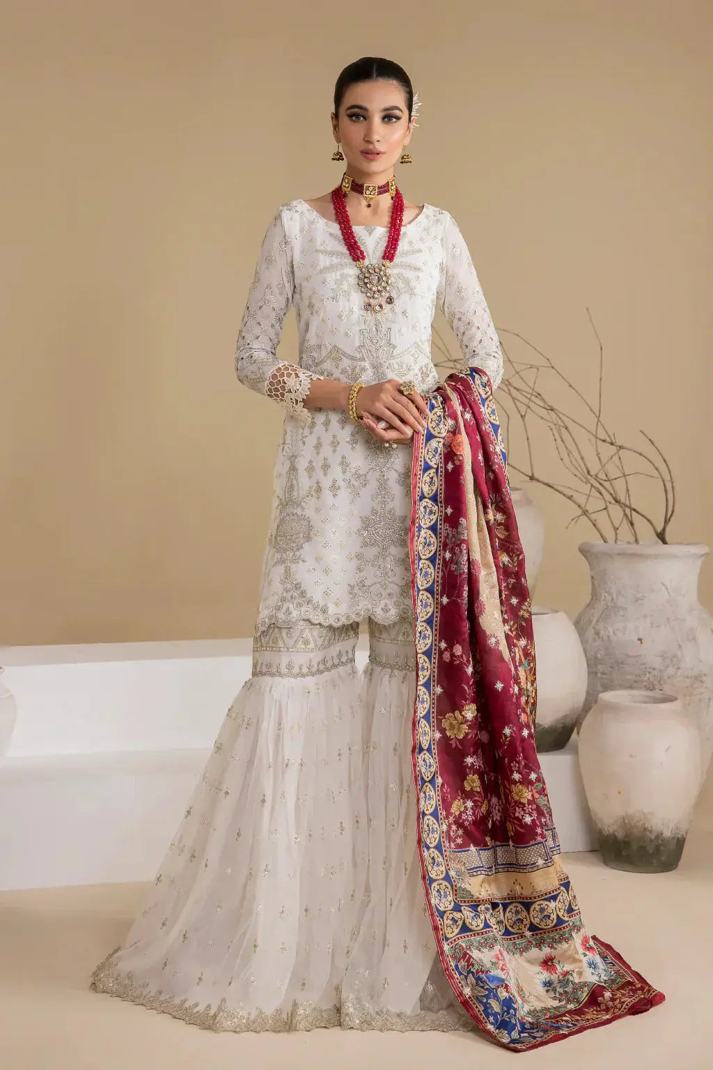 Iznik | Chinnon Chiffon | CC-24 BIANCA - Pakistani Designer Dress - by Iznik | Type: Formal - 100% Original at Saira Sultan