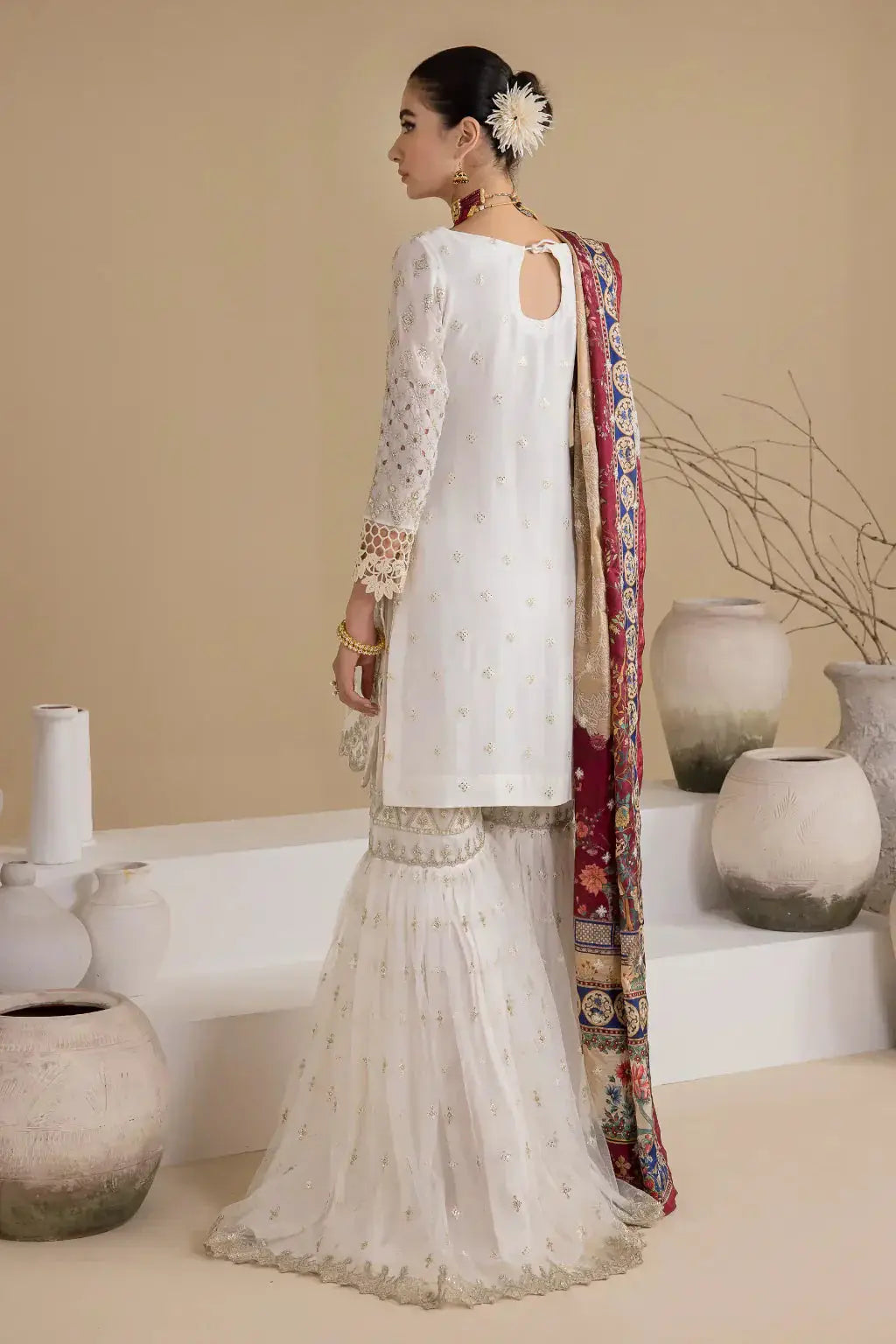 Iznik | Chinnon Chiffon | CC-24 BIANCA - Pakistani Designer Dress - by Iznik | Type: Formal - 100% Original at Saira Sultan