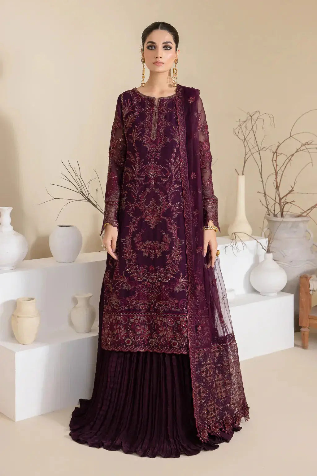Iznik | Chinnon Chiffon | CC-28 KEEYA - Pakistani Designer Dress - by Iznik | Type: Formal - 100% Original at Saira Sultan