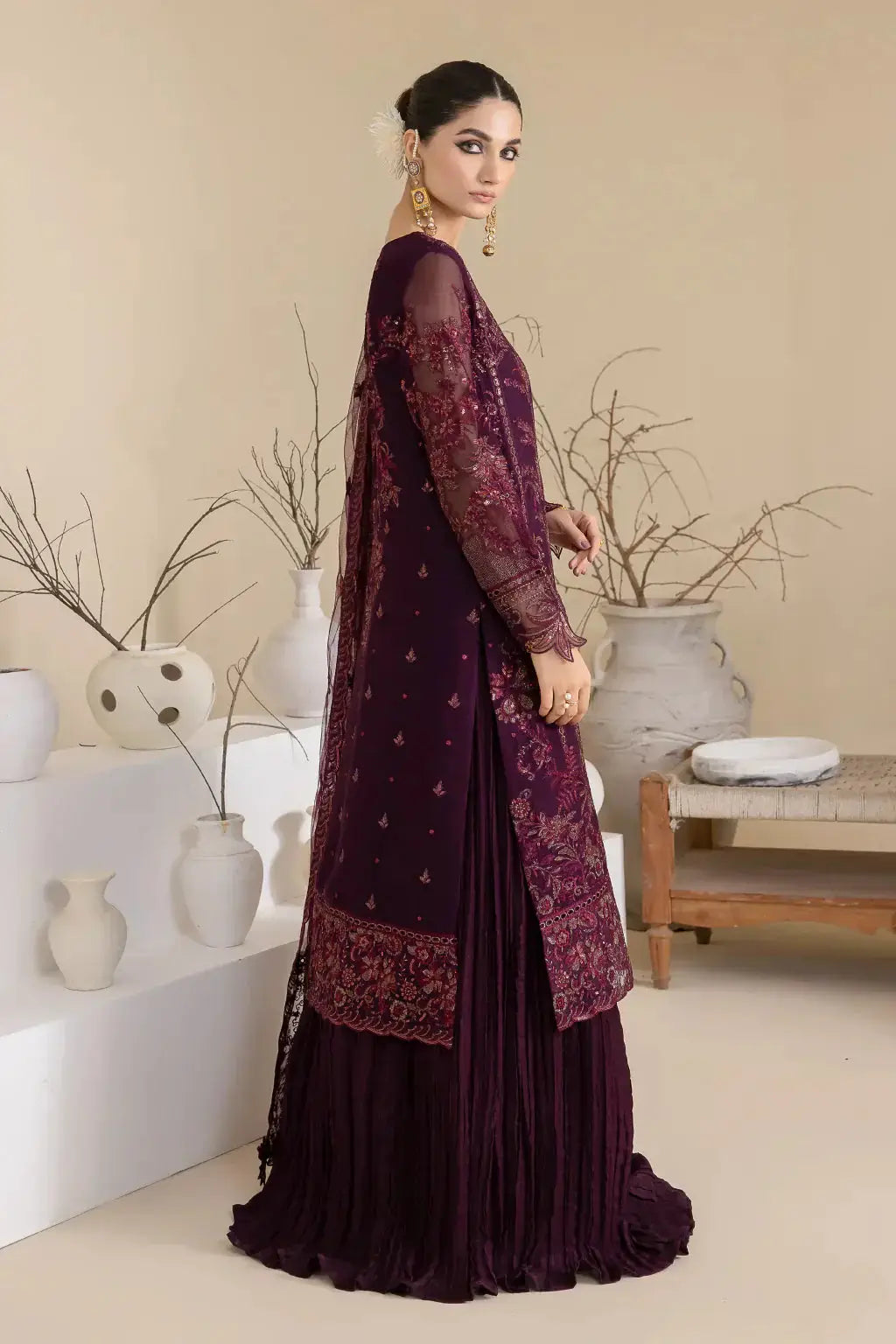 Iznik | Chinnon Chiffon | CC-28 KEEYA - Pakistani Designer Dress - by Iznik | Type: Formal - 100% Original at Saira Sultan