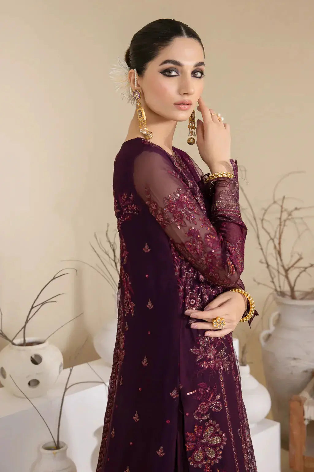 Iznik | Chinnon Chiffon | CC-28 KEEYA - Pakistani Designer Dress - by Iznik | Type: Formal - 100% Original at Saira Sultan