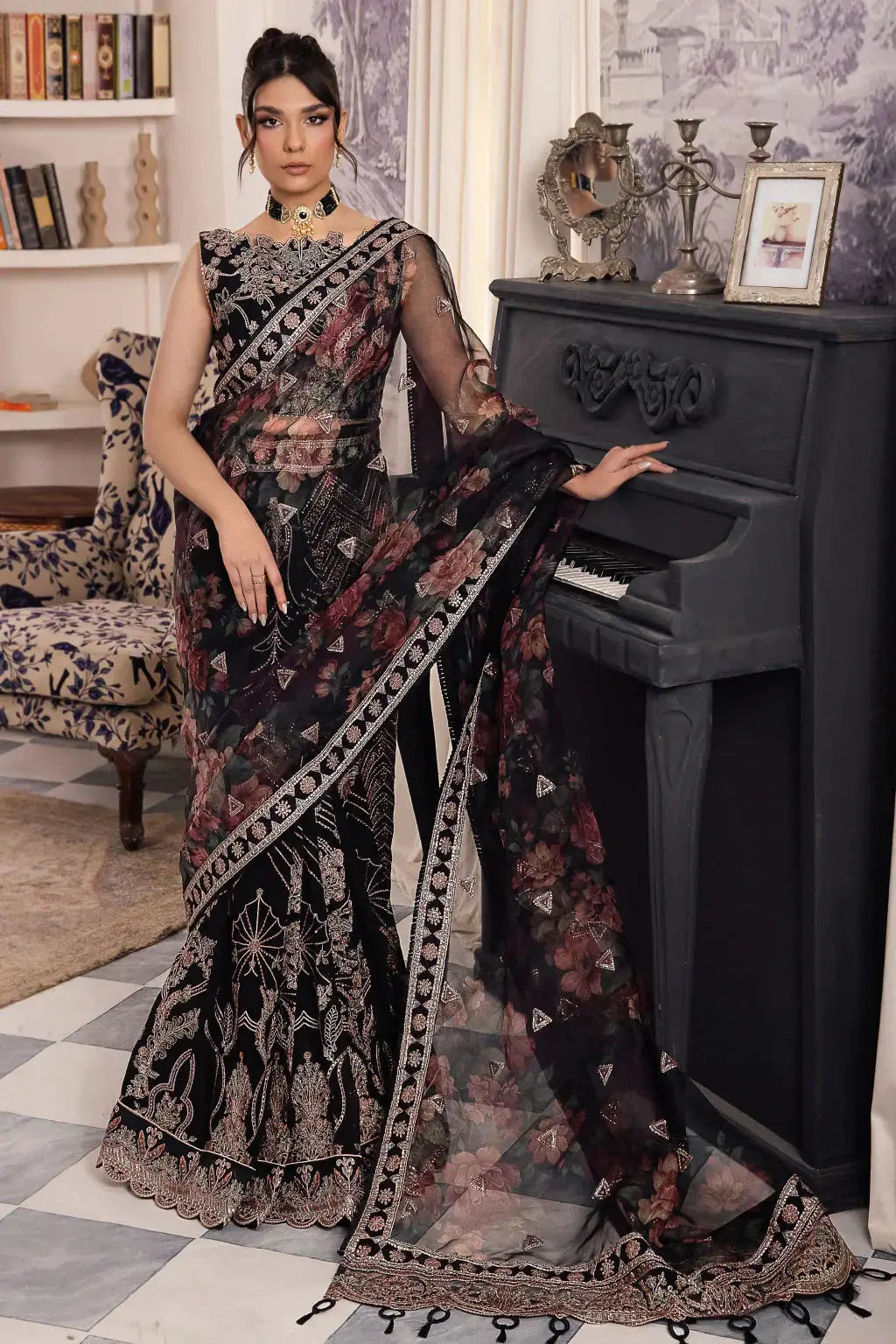 Iznik | Chinnon Chiffon | CC-32 KIAH - Pakistani Designer Dress - by Iznik | Type: Formal - 100% Original at Saira Sultan