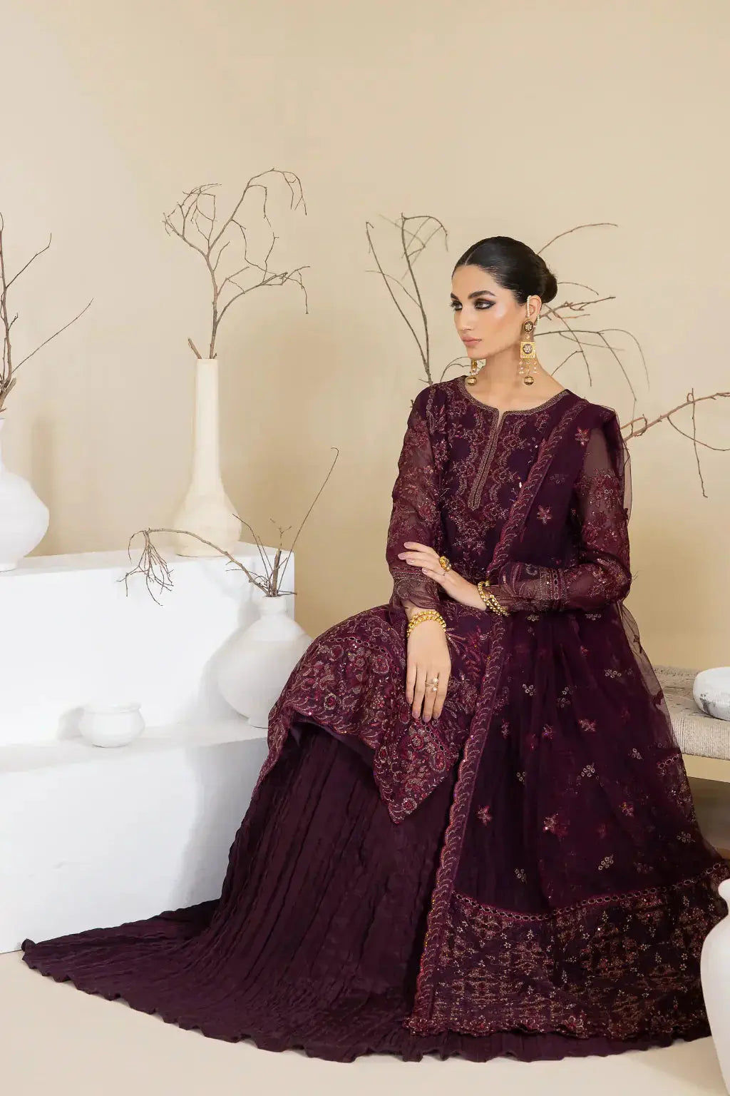 Iznik | Chinnon Chiffon | CC-28 KEEYA - Pakistani Designer Dress - by Iznik | Type: Formal - 100% Original at Saira Sultan