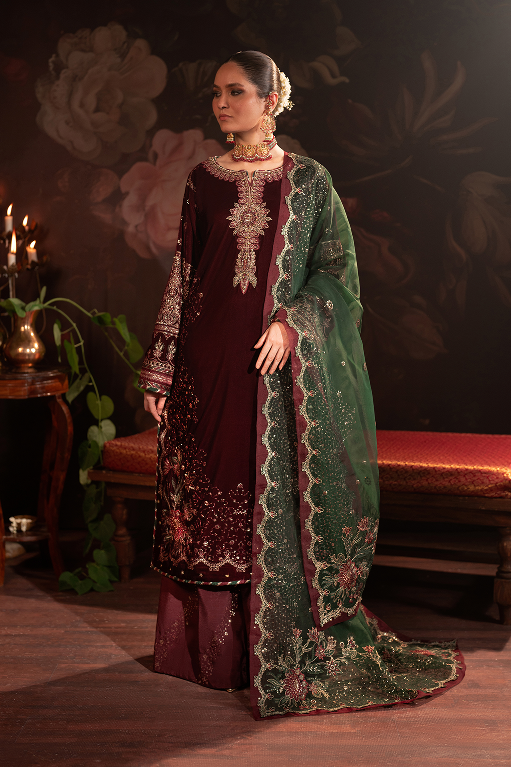 Iznik | Exclusive Velvet | IV-39 - Pakistani Designer Dress - by Iznik | Type: Ladies Clothes - 100% Original at Saira Sultan
