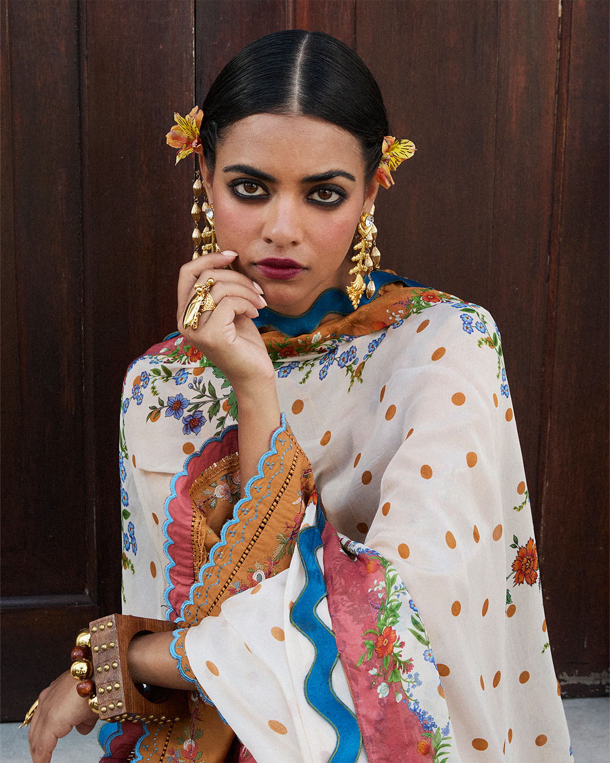 Jugnu | SS 25 | Nal L Rose gold Cotton