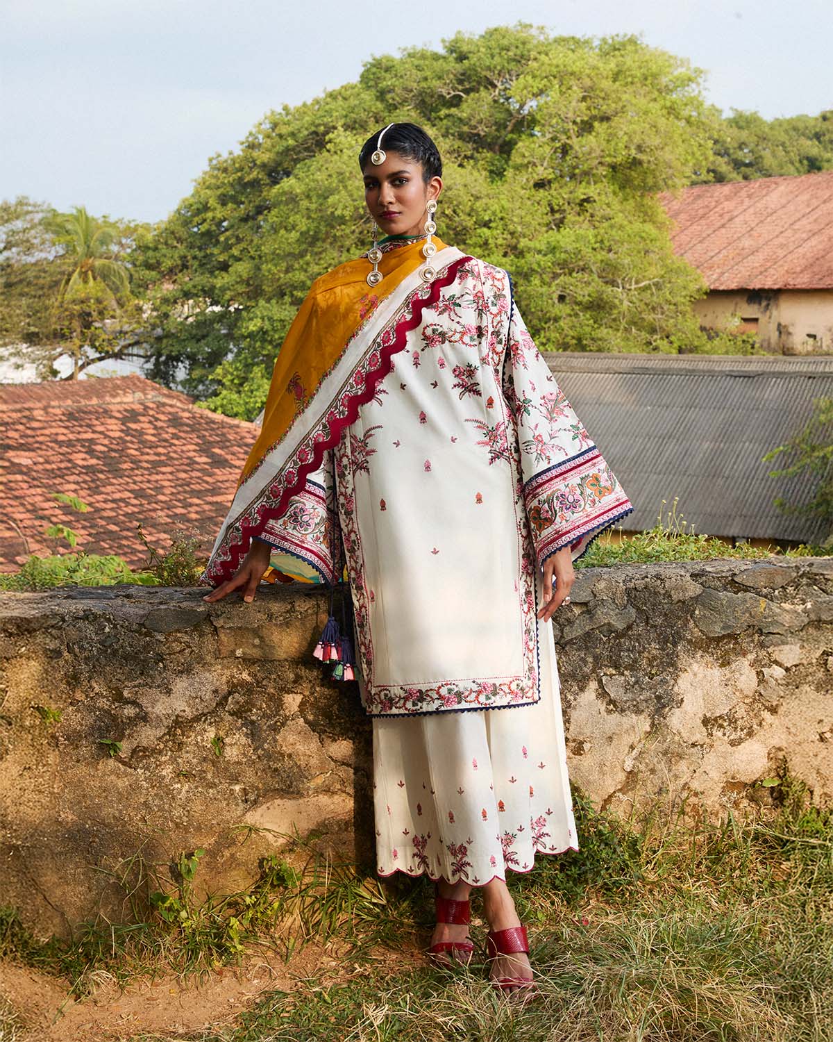 Jugnu | SS 25 | Tibet L Ivory Cotton