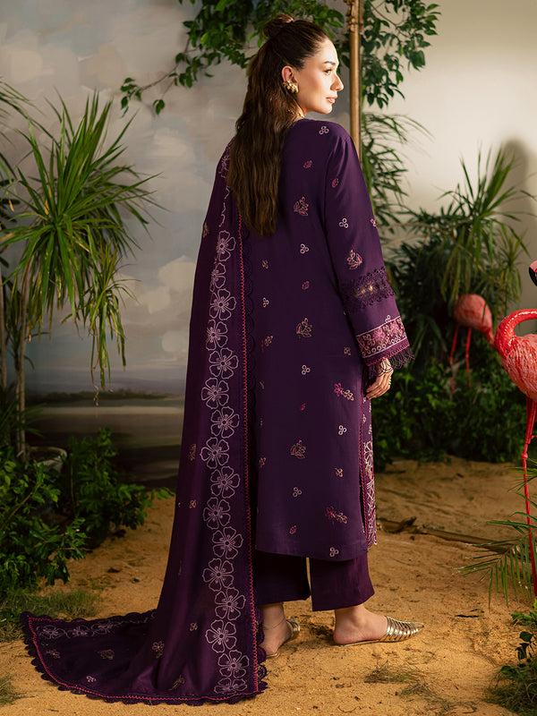 Mahnur | Kaia Slub Linen 25 | K - 01 | 3 PC LINEN - Pakistani Designer Dress - by Mahnur - Type : Ladies Clothes - 100% Original at Saira Sultan