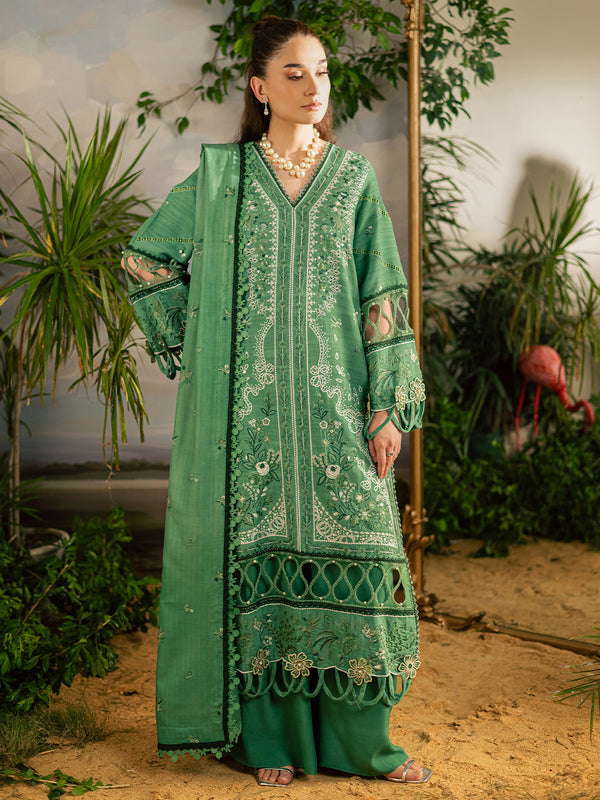 Mahnur | Kaia Slub Linen 25 | K - 05 | 3 PC LINEN - Pakistani Designer Dress - by Mahnur - Type : Ladies Clothes - 100% Original at Saira Sultan