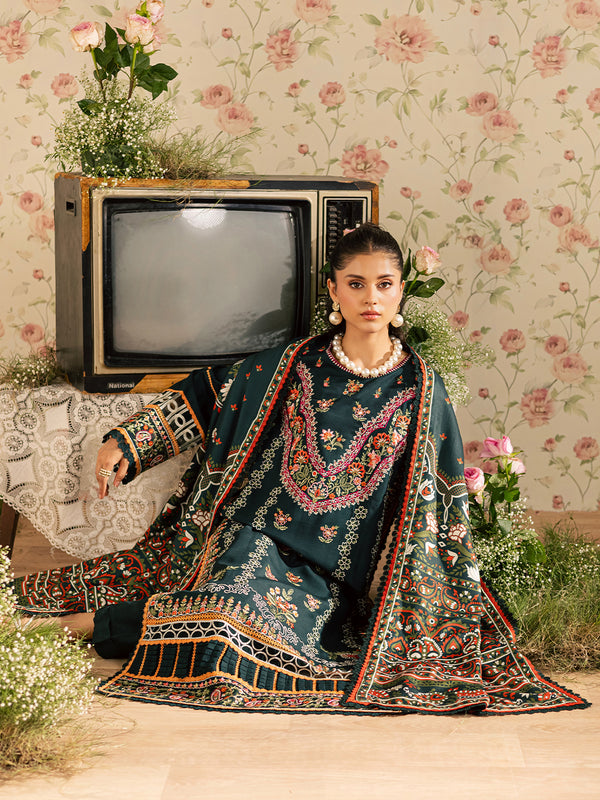 Mahnur | Kaia Slub Linen 25 | K - 08 | 3 PC LINEN - Pakistani Designer Dress - by Mahnur - Type : Ladies Clothes - 100% Original at Saira Sultan