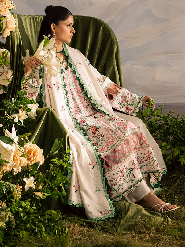 Mahnur | Kaia Slub Linen 25 | K - 11 | 3 PC LINEN - Pakistani Designer Dress - by Mahnur - Type : Ladies Clothes - 100% Original at Saira Sultan