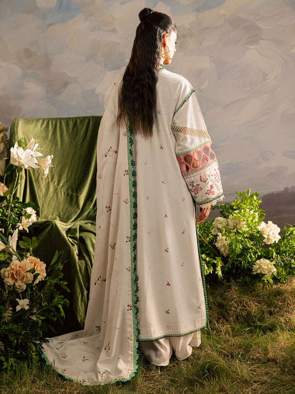 Mahnur | Kaia Slub Linen 25 | K - 11 | 3 PC LINEN - Pakistani Designer Dress - by Mahnur - Type : Ladies Clothes - 100% Original at Saira Sultan
