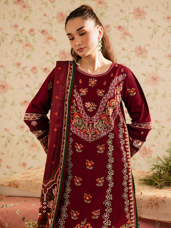 Mahnur | Kaia Slub Linen 25 | K - 12 | 3 PC LINEN - Pakistani Designer Dress - by Mahnur - Type : Ladies Clothes - 100% Original at Saira Sultan