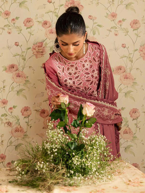 Mahnur | Kaia Slub Linen 25 | K - 13 | 3 PC LINEN - Pakistani Designer Dress - by Mahnur - Type : Ladies Clothes - 100% Original at Saira Sultan