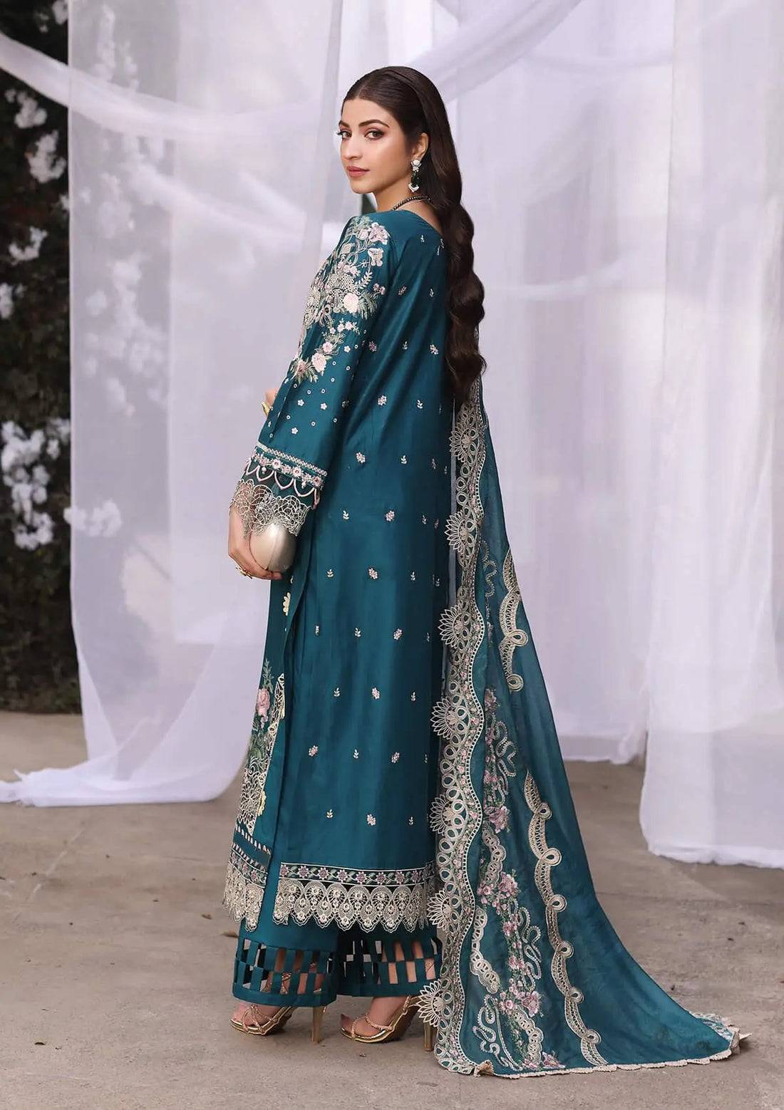 Kahf Premium | Festive Lawn 24 | KFL-09A BANO - Pakistani Designer Dress - by Kahf Premium | Type: Luxury - 100% Original at Saira Sultan