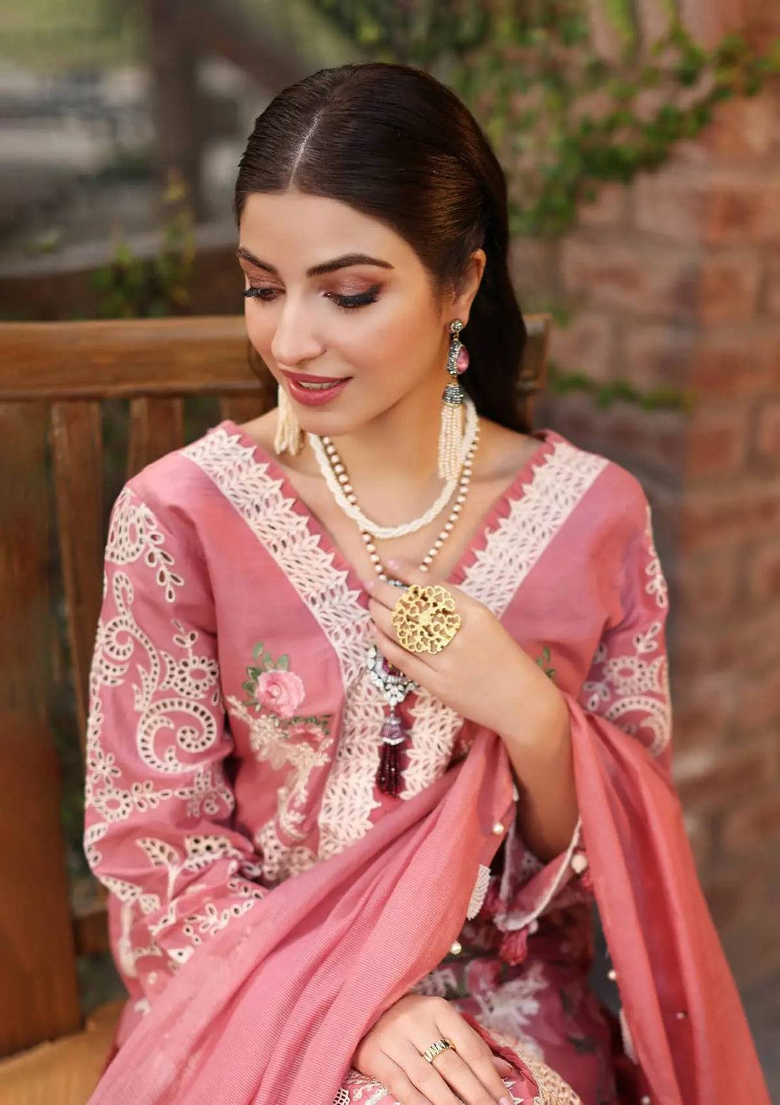 Kahf Premium | Festive Lawn 24 | KFL-13 ZEB - Pakistani Designer Dress - by Kahf Premium | Type: Luxury - 100% Original at Saira Sultan
