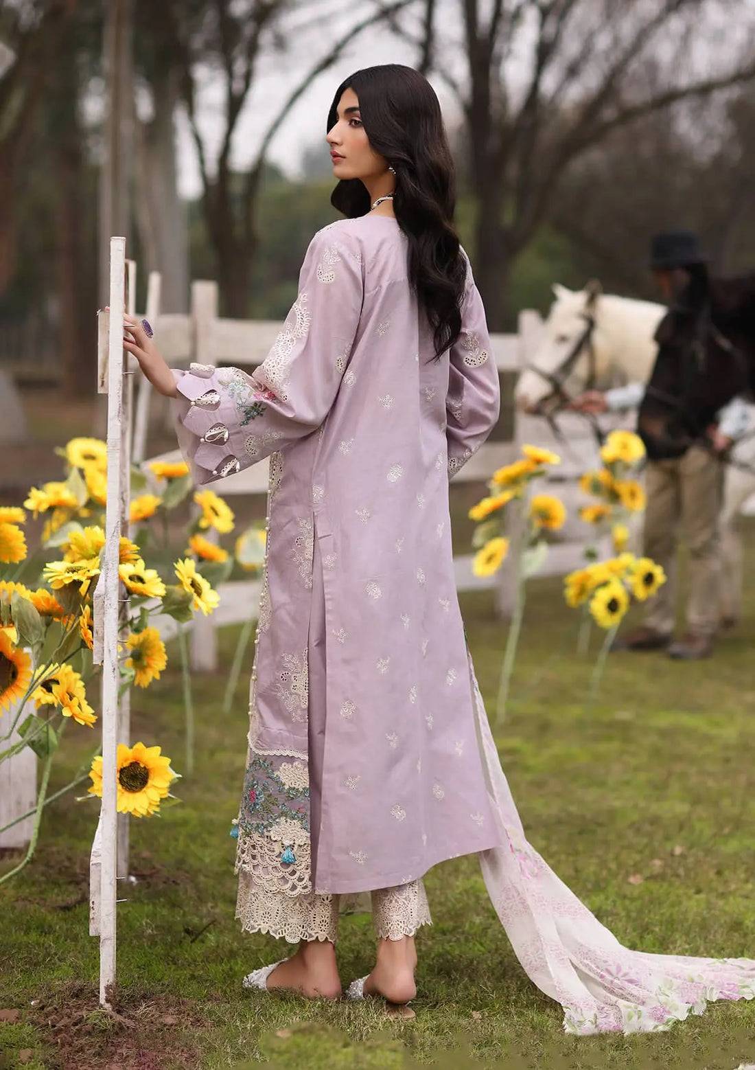 Kahf Premium | Festive Lawn 24 | KFL-08B ELAYA - Pakistani Designer Dress - by Khaf Premium | Type: Luxury - 100% Original at Saira Sultan
