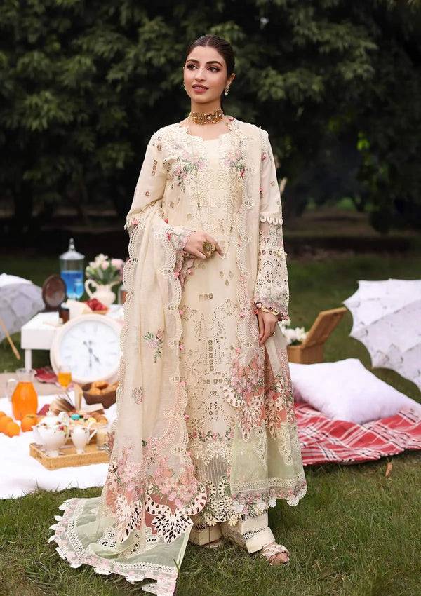 Kahf Premium | Festive Lawn 24 | KFL-07 SHIREEN - Pakistani Designer Dress - by Kahf Premium | Type: Luxury - 100% Original at Saira Sultan