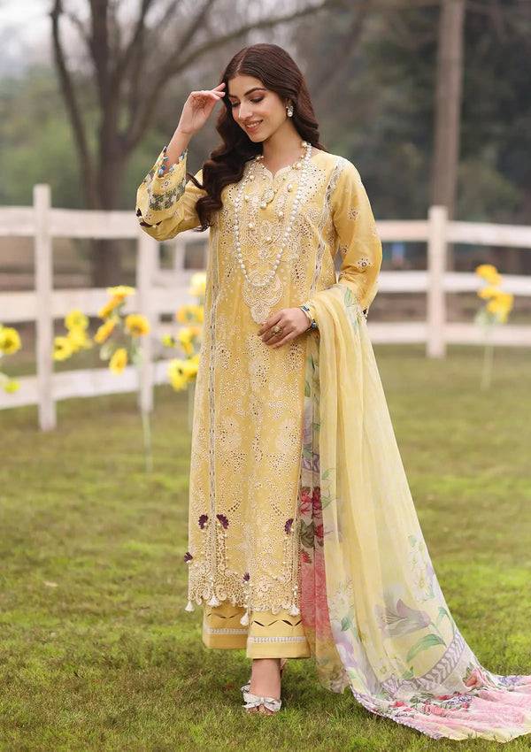 Kahf Premium | Festive Lawn 24 | KFL-05 SAHAR - Pakistani Designer Dress - by Kahf Premium | Type: Luxury - 100% Original at Saira Sultan