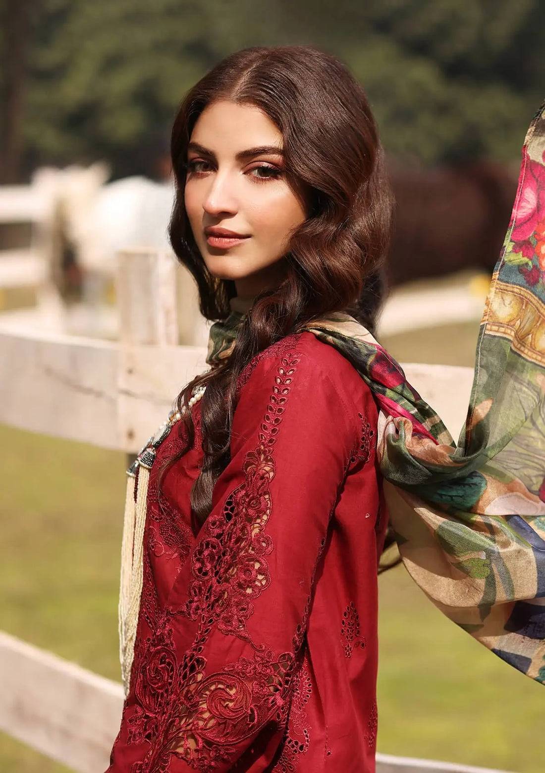 Kahf Premium | Festive Lawn 24 | KFL-02 ALORA - Pakistani Designer Dress - by Kahf Premium | Type: Luxury - 100% Original at Saira Sultan