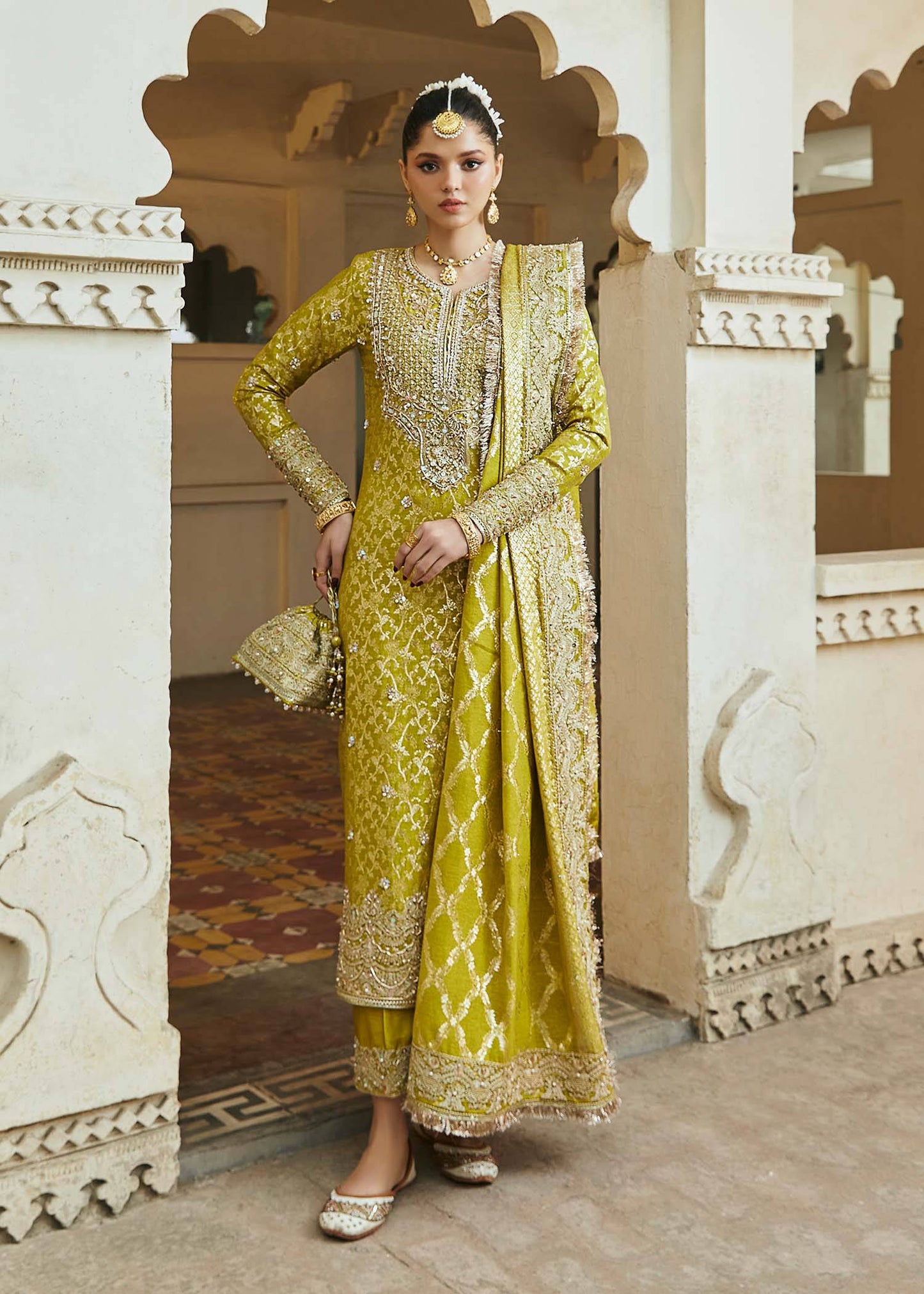 Kanwal Malik | Afsheen Luxury Formals | Mushq - Pakistani Designer Dress - by Kanwal Malik | Type: Bridal - 100% Original at Saira Sultan
