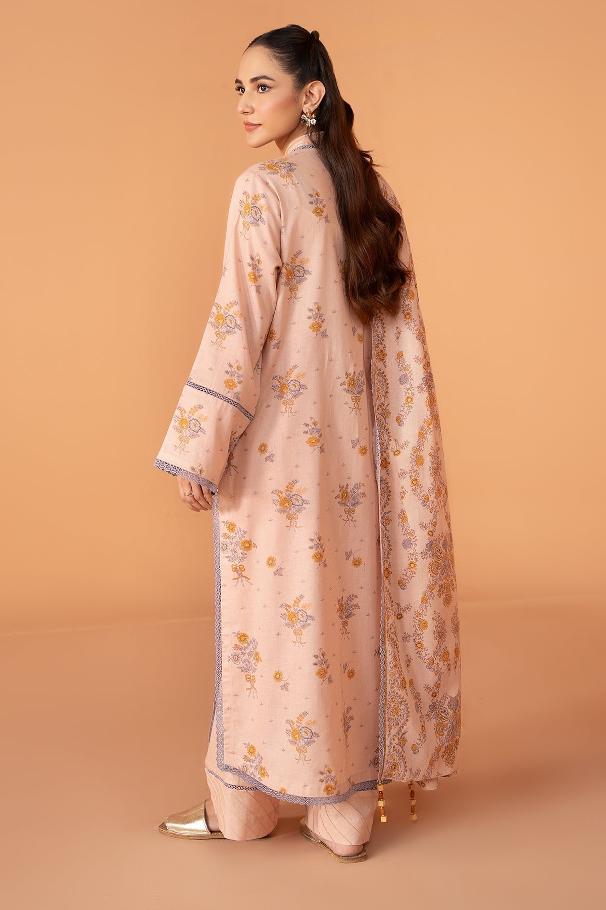 Kayseria | Winter Khaddar 24 | K-02 S Khaddar Pale Peach