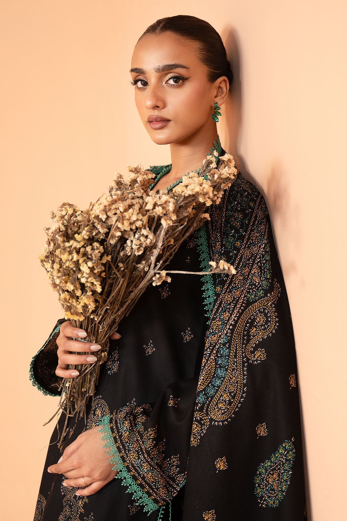 Kayseria | Winter Khaddar 24 | K-08 L Khaddar Black