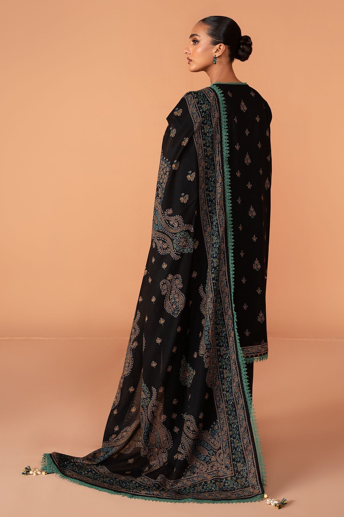 Kayseria | Winter Khaddar 24 | K-08 S Khaddar Black
