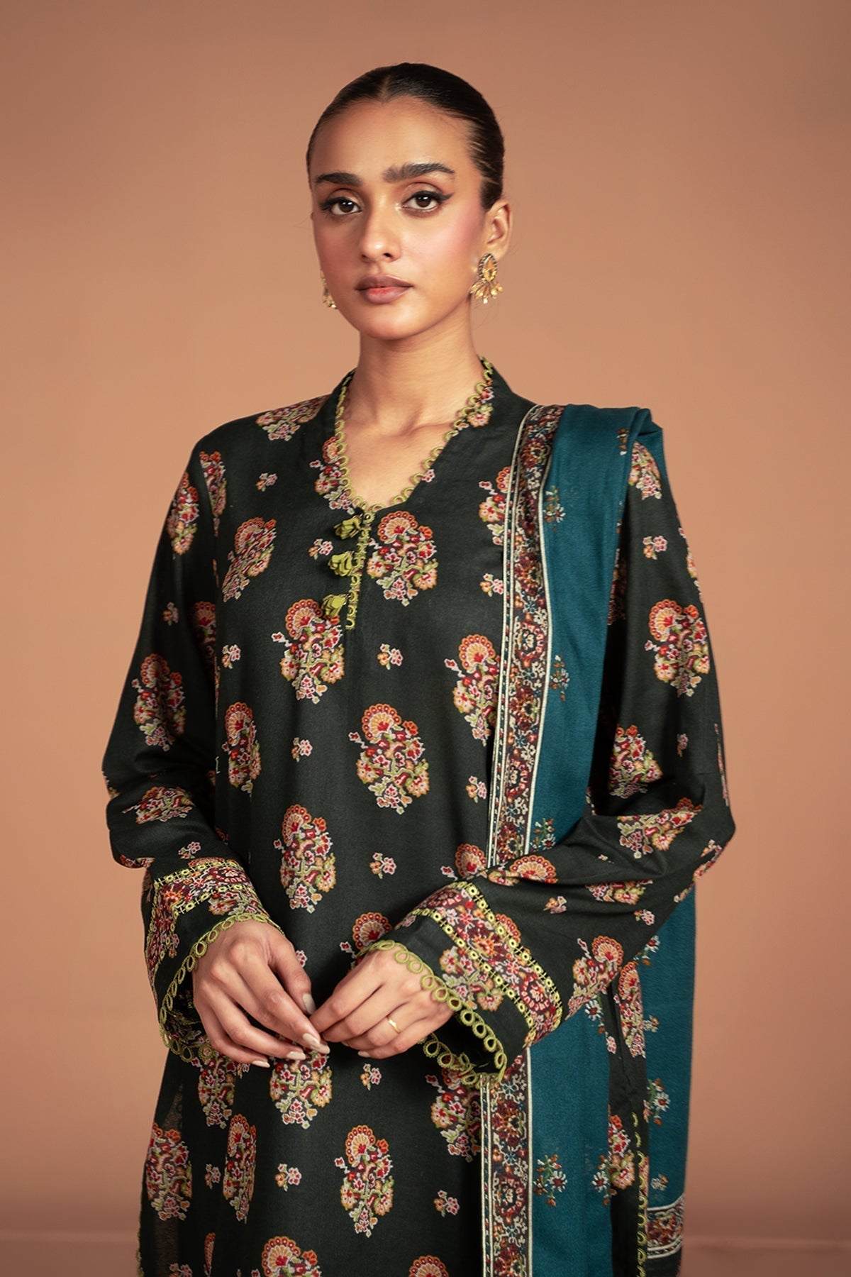Kayseria | Winter Khaddar 24 | K-04 M Khaddar Black
