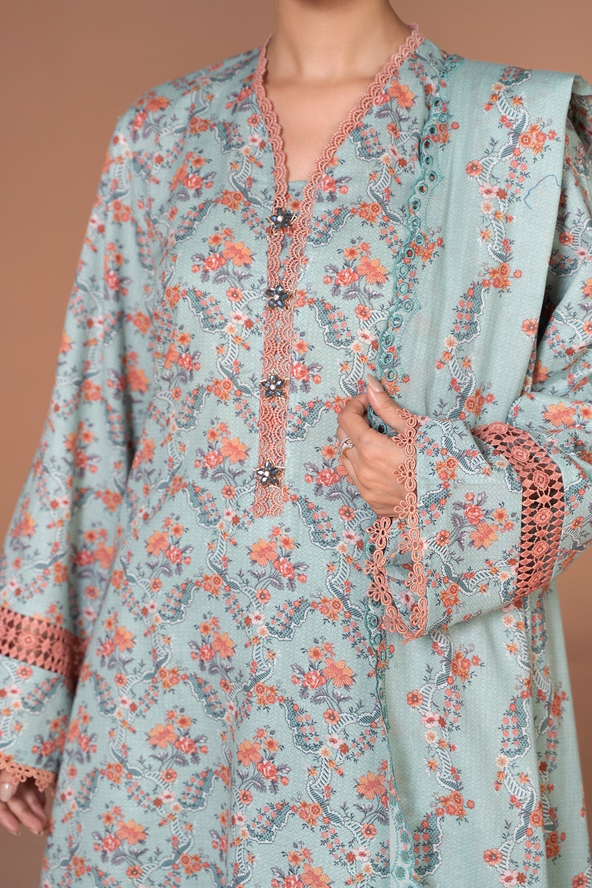 Kayseria | Winter Khaddar 24 | K-01 M Khaddar Light Blue