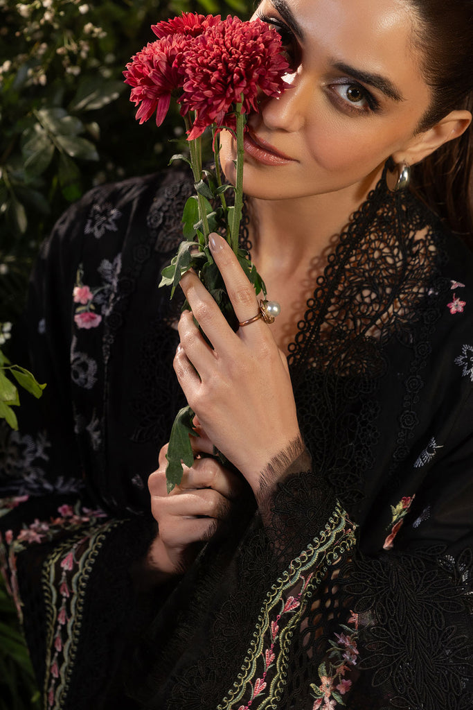 Sobia Nazir | Luxury Lawn 25 | 14B M Black Lawn