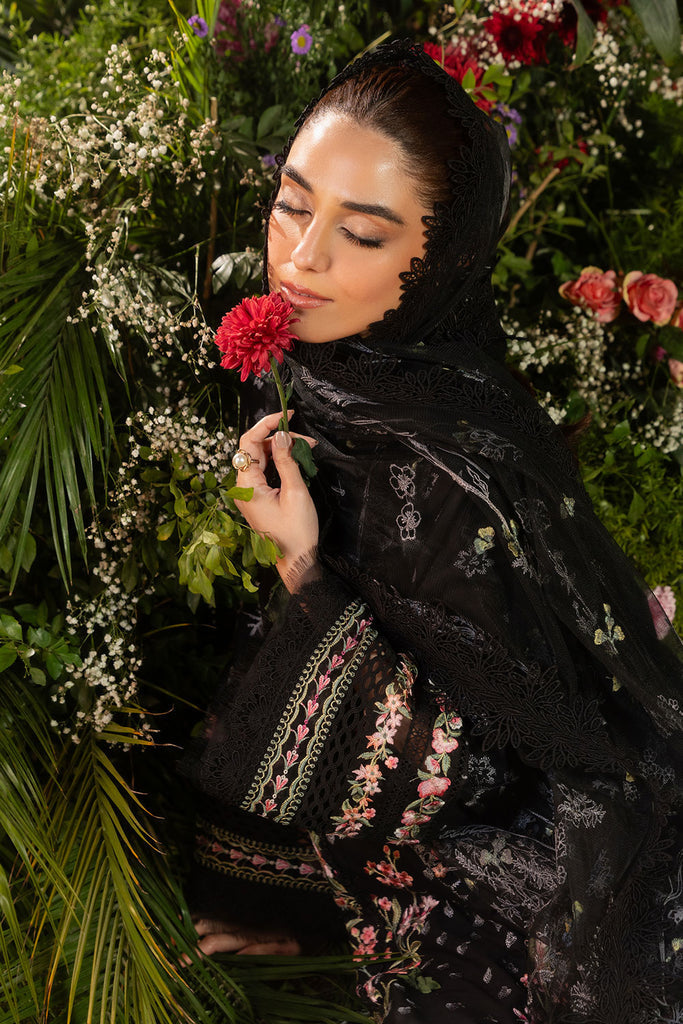 Sobia Nazir | Luxury Lawn 25 | 14B L Black Lawn