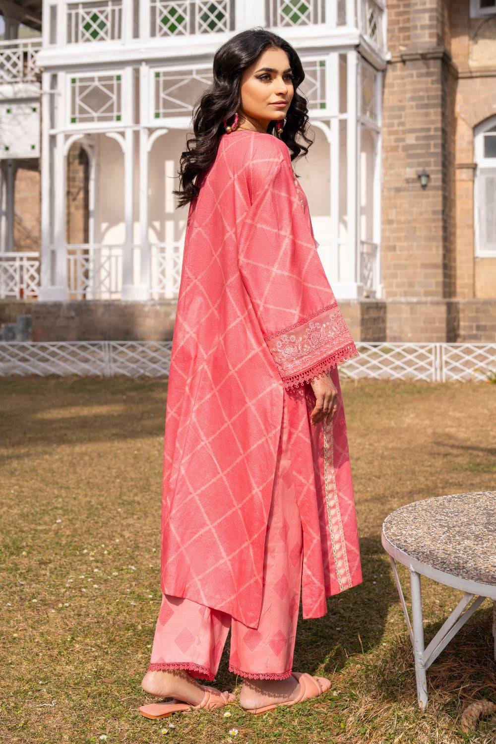 Ittehad | Embroidered Lawn | I-34 - Pakistani Designer Dress - by Ittehad | Type: Luxury - 100% Original at Saira Sultan