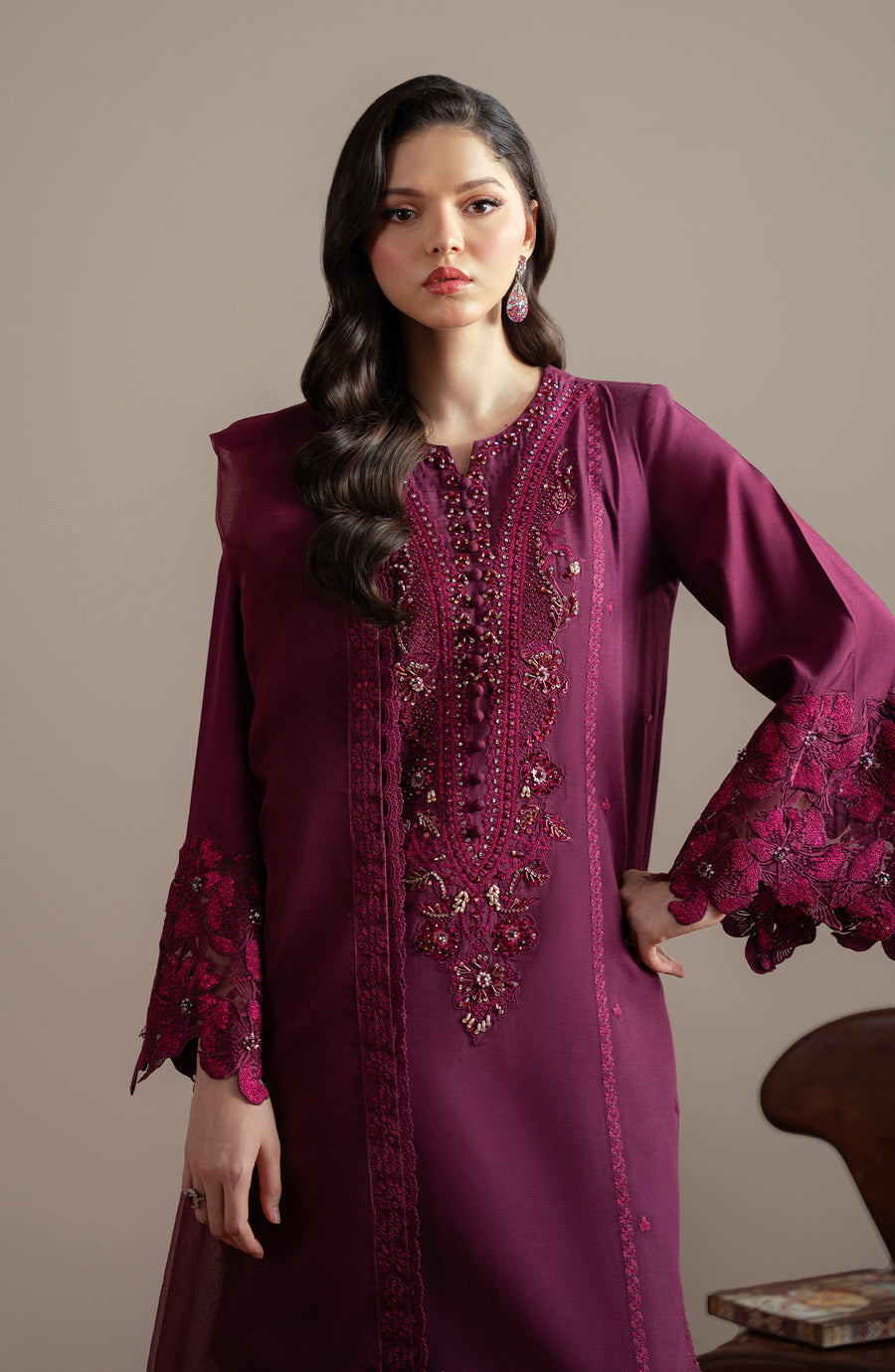 Fabiha Fatima | Elvin Pret Wear | LAZEL - Pakistani Designer Dress - by Fabiha Fatima - Type : Ladies Clothes - 100% Original at Saira Sultan