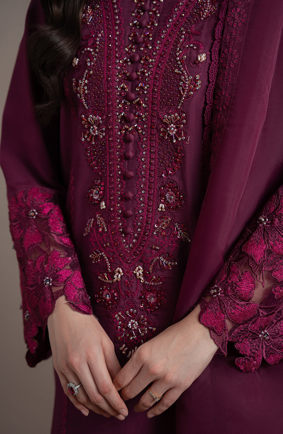 Fabiha Fatima | Elvin Pret Wear | LAZEL - Pakistani Designer Dress - by Fabiha Fatima - Type : Ladies Clothes - 100% Original at Saira Sultan