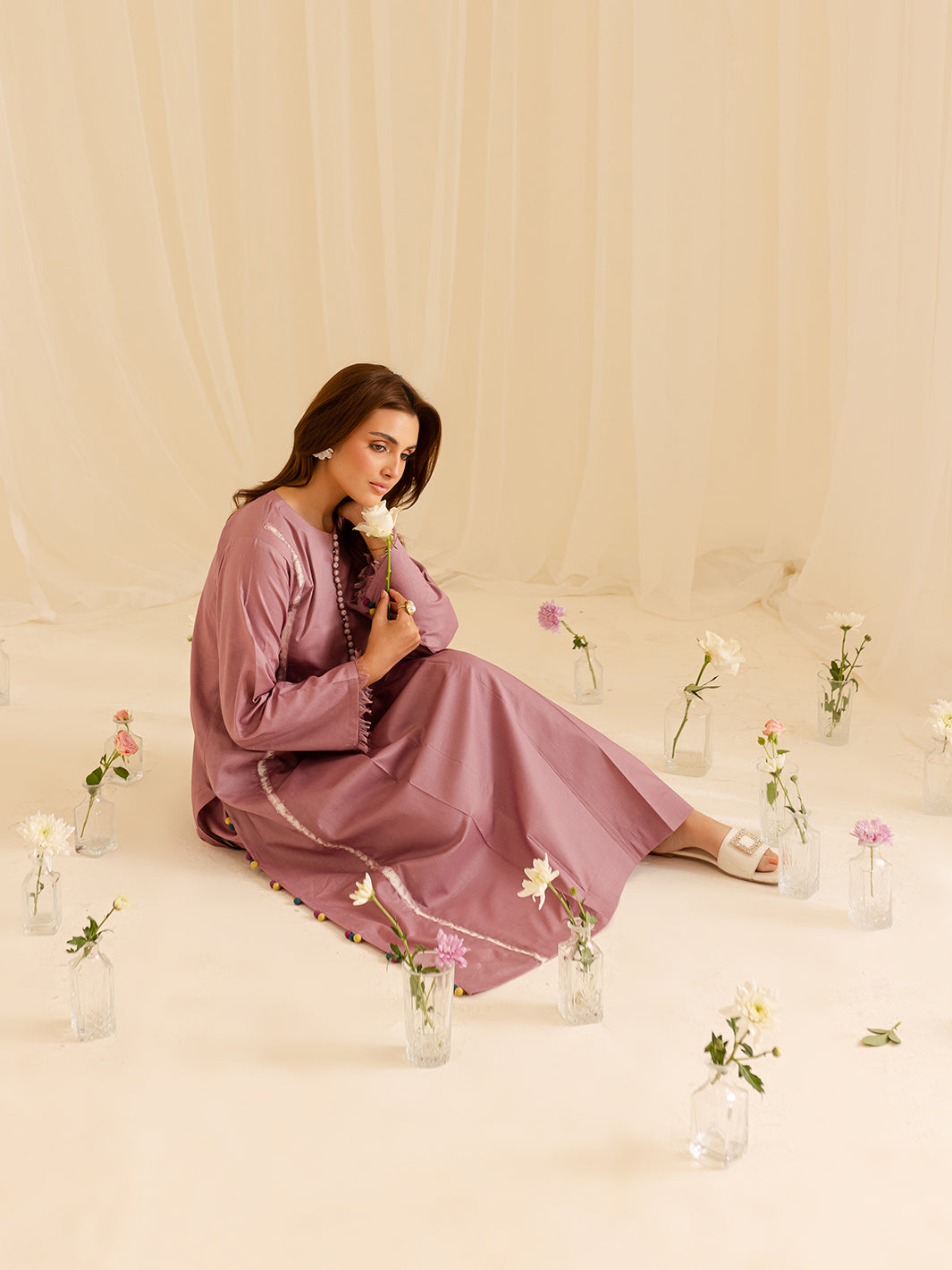 Mahnur | Petal Whispers Lawn Pret | Liliosa