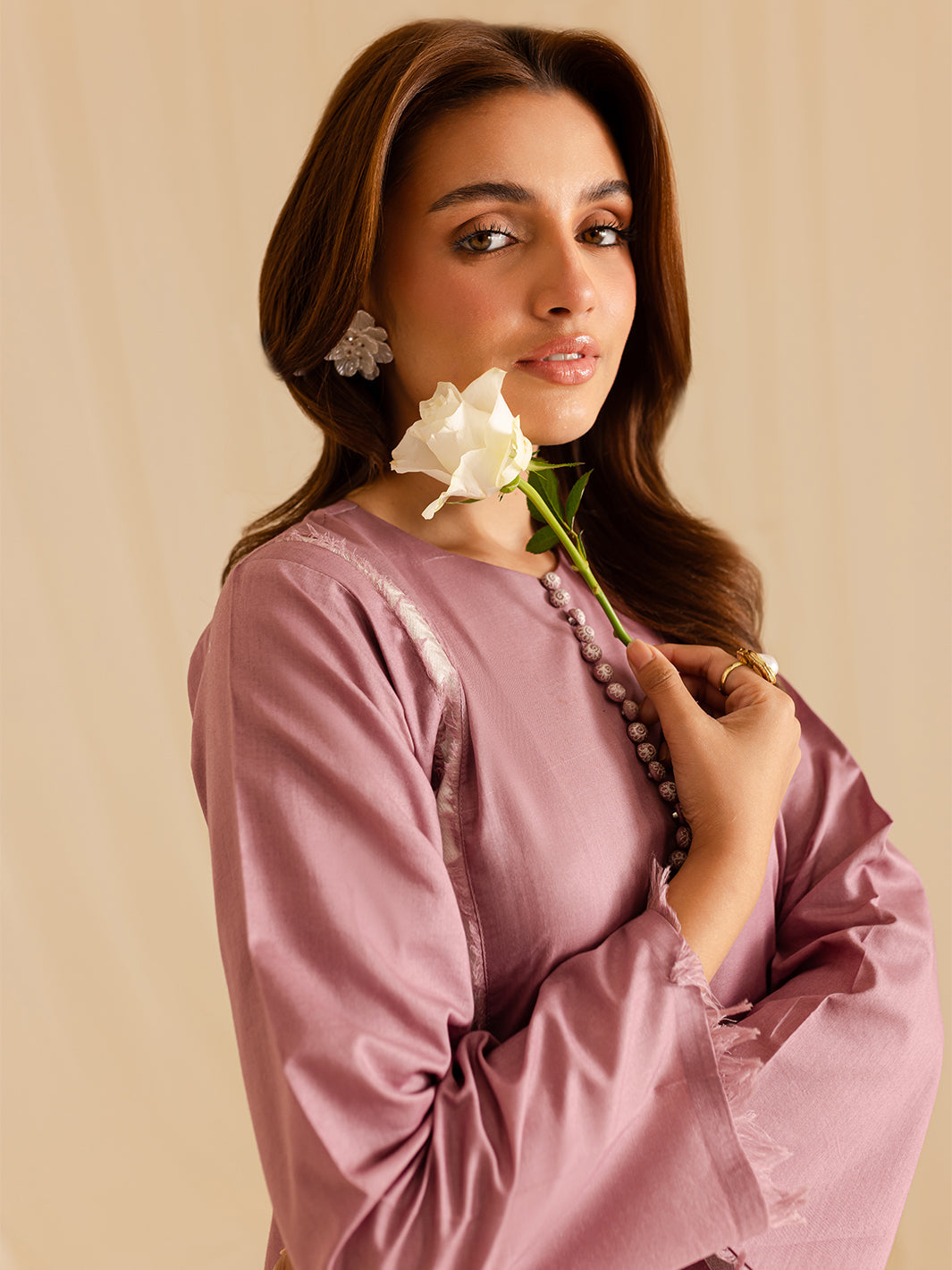 Mahnur | Petal Whispers Lawn Pret | Liliosa M Lilac Lawn