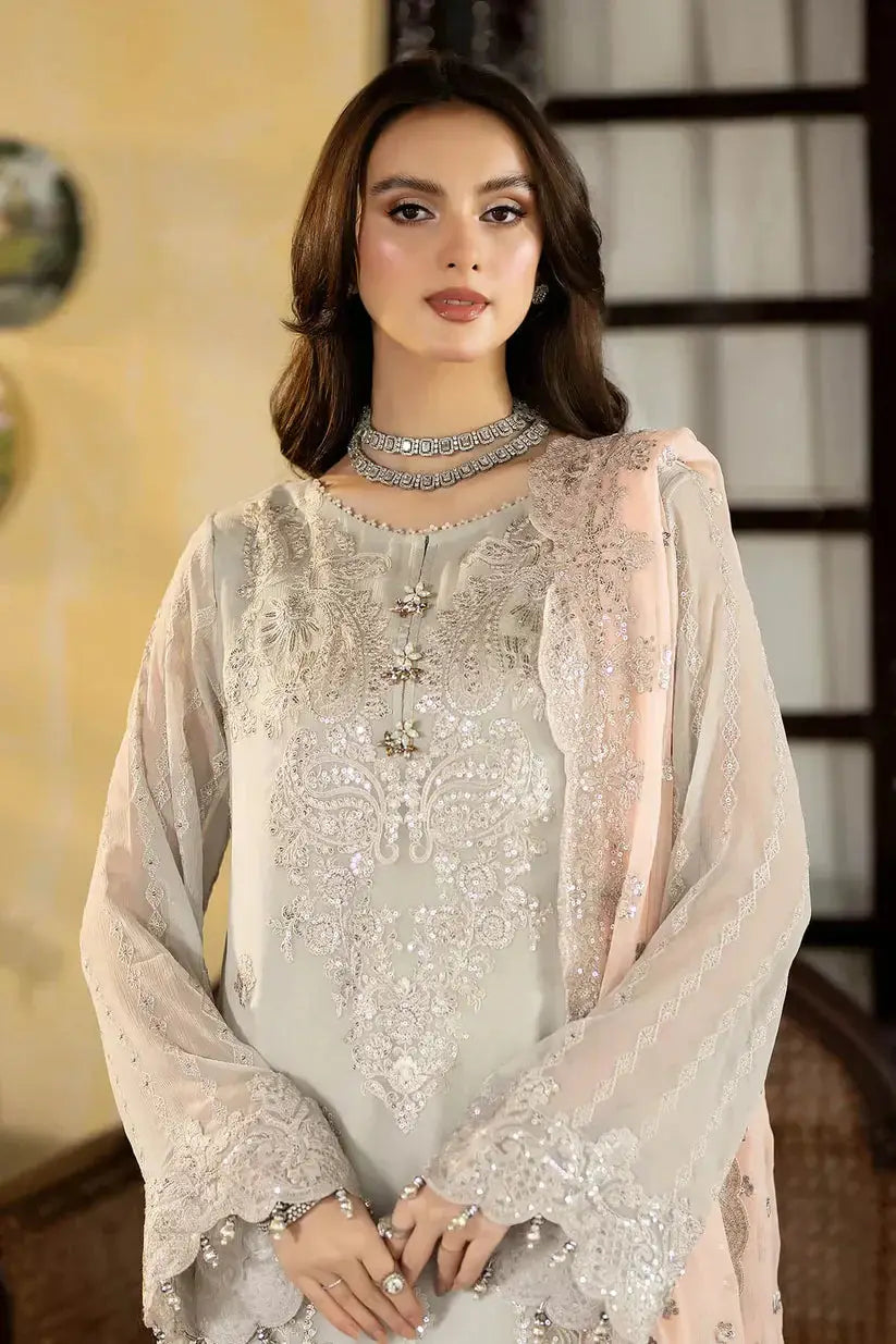 Imrozia Premium | Enliven Formals Collection | M-63 Gabriella - Pakistani Designer Dress - by Imrozia Premium | Type: Formal - 100% Original at Saira Sultan