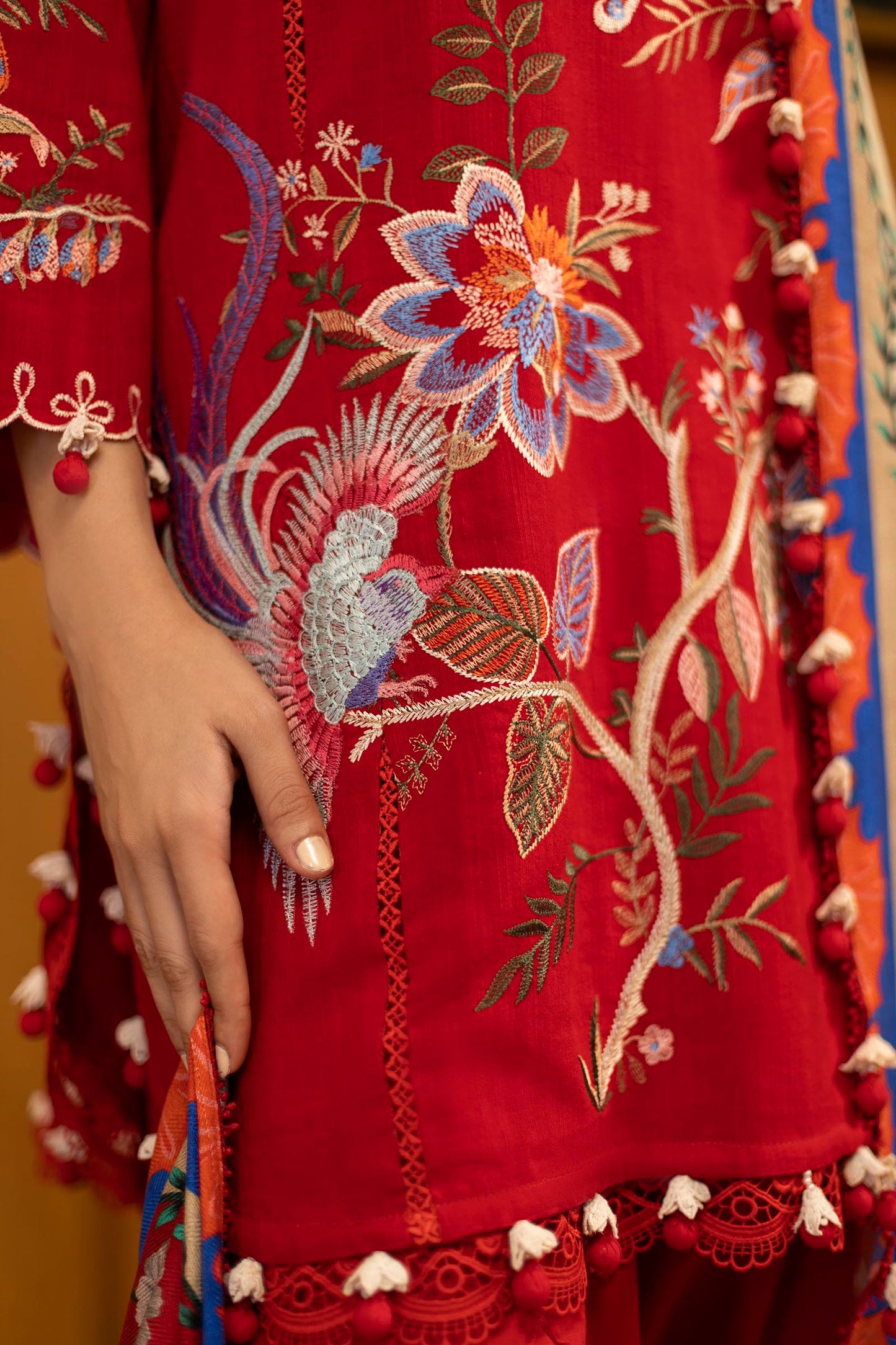 Sana Safinaz | Muzlin Winter 25 | M253-001B by Sana Safinaz - Designer Dress - Type : Ladies Clothes - Available at Saira Sultan - 100% Original