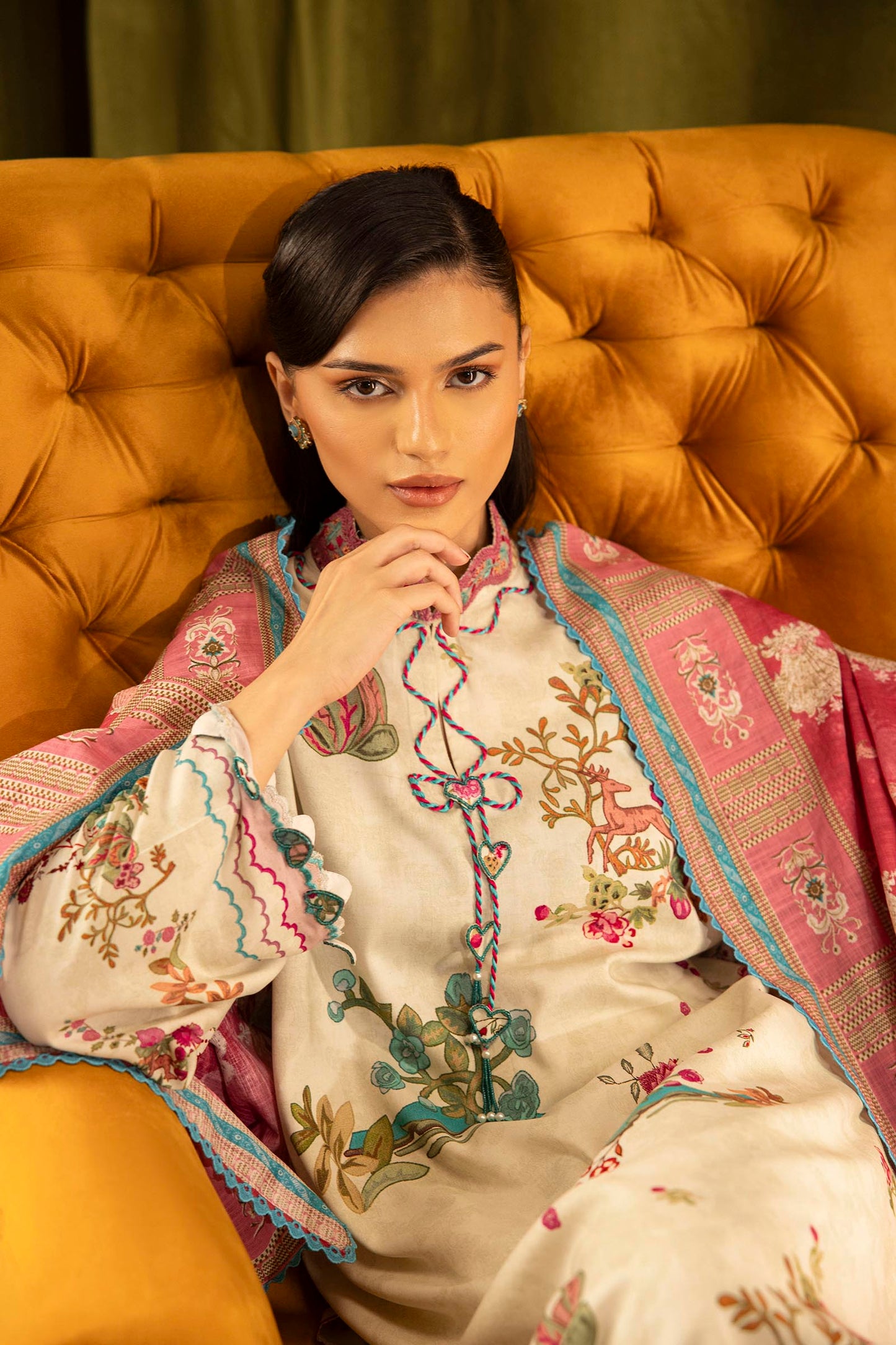 Sana Safinaz | Muzlin Winter 25 | 014A by Sana Safinaz - Designer Dress - Type : Ladies Clothes - Available at Saira Sultan - 100% Original