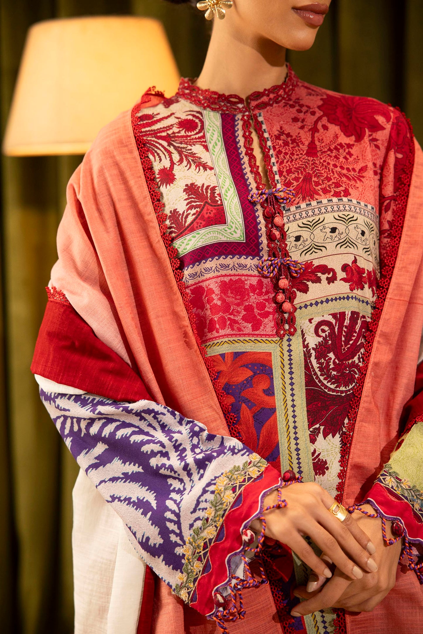 Sana Safinaz | Muzlin Winter 25 | 018A by Sana Safinaz - Designer Dress - Type : Ladies Clothes - Available at Saira Sultan - 100% Original