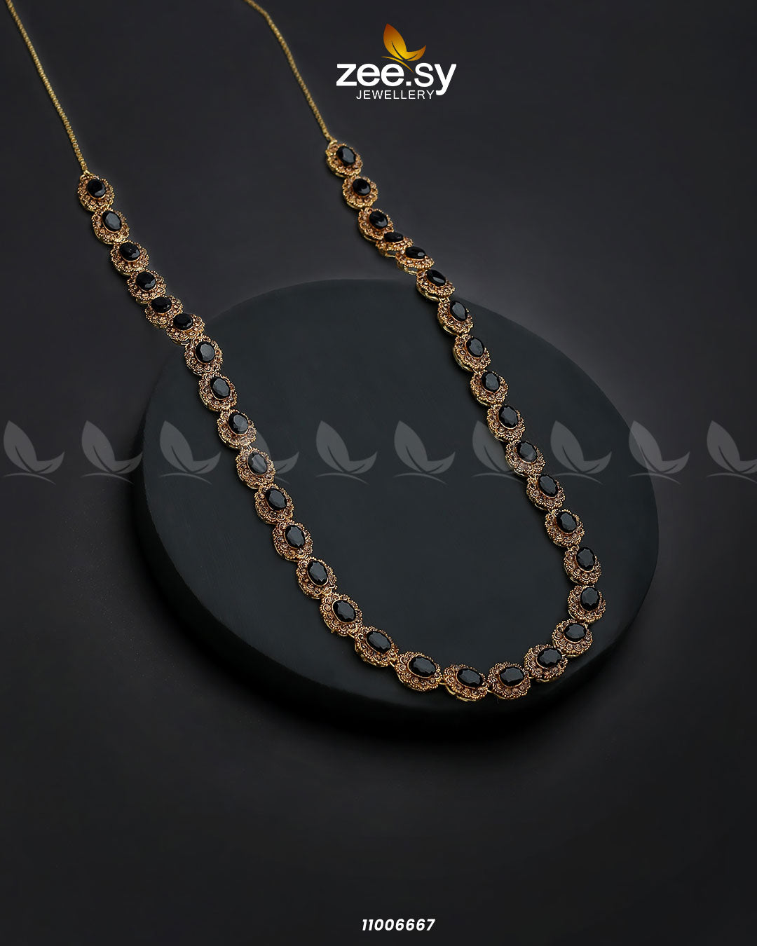 Mala Necklace-0915 Black
