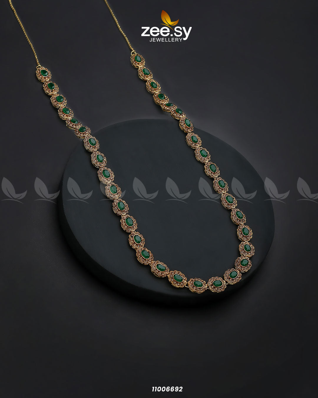 Mala Necklace-0915 Green
