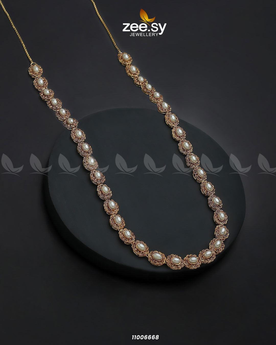 Mala Necklace-0915 Pearl