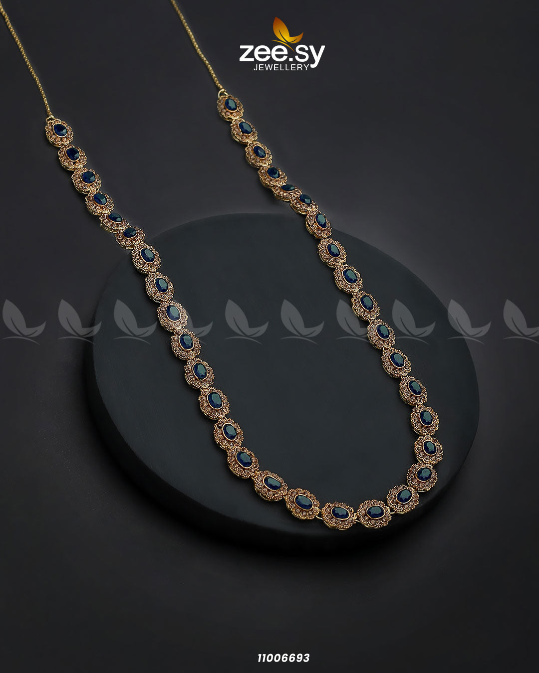 Mala Necklace-0915 Blue