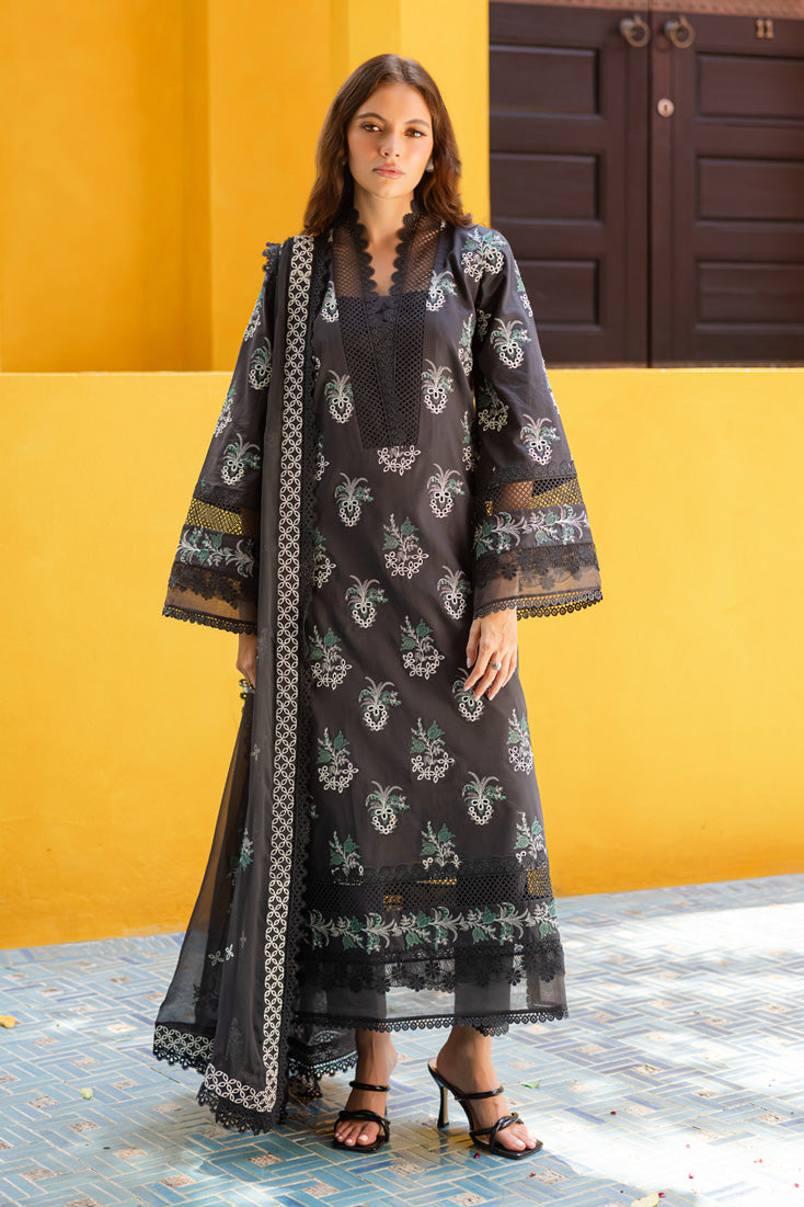 Marjjan | Seraya Lawn 25 | MBL- 21 B XS Black Lawn