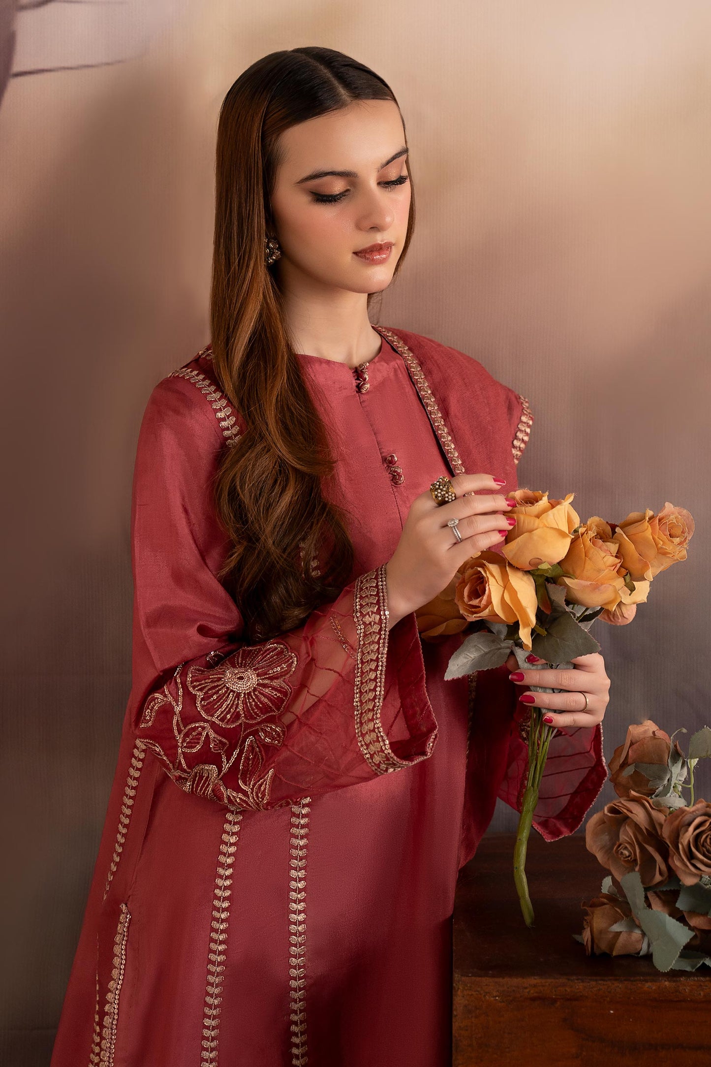 Maria B | Pre fall Dresses | MBS-W25-01 A - Pakistani Designer Dress - by Maria B - Type : Ladies Clothes - 100% Original at Saira Sultan
