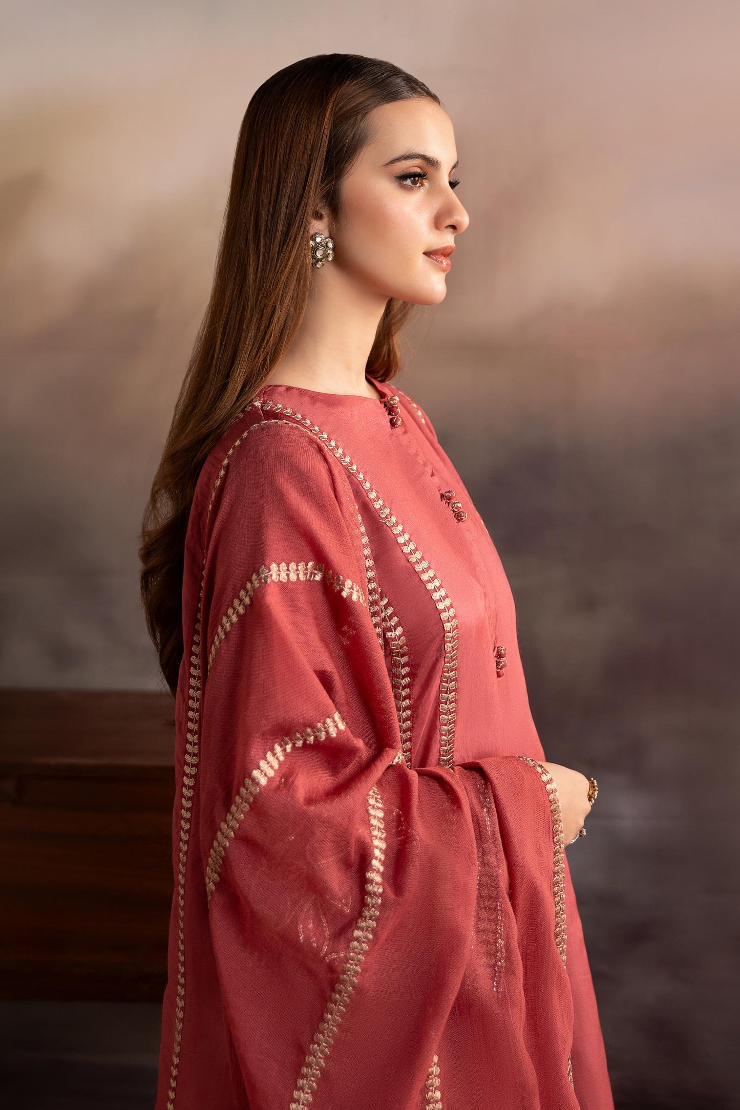 Maria B | Pre fall Dresses | MBS-W25-01 A - Pakistani Designer Dress - by Maria B - Type : Ladies Clothes - 100% Original at Saira Sultan