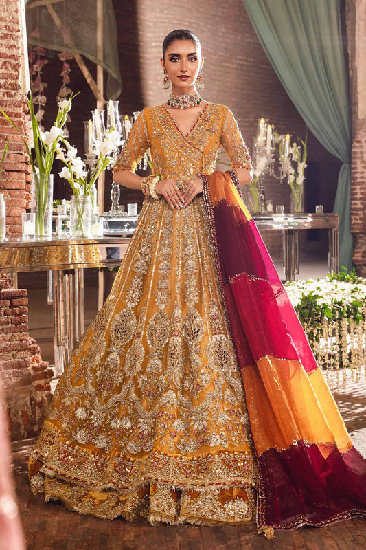 Maria B | Bridal Couture | Zehrin - Pakistani Designer Dress - by Maria B | Type: Ladies Clothes - 100% Original at Saira Sultan