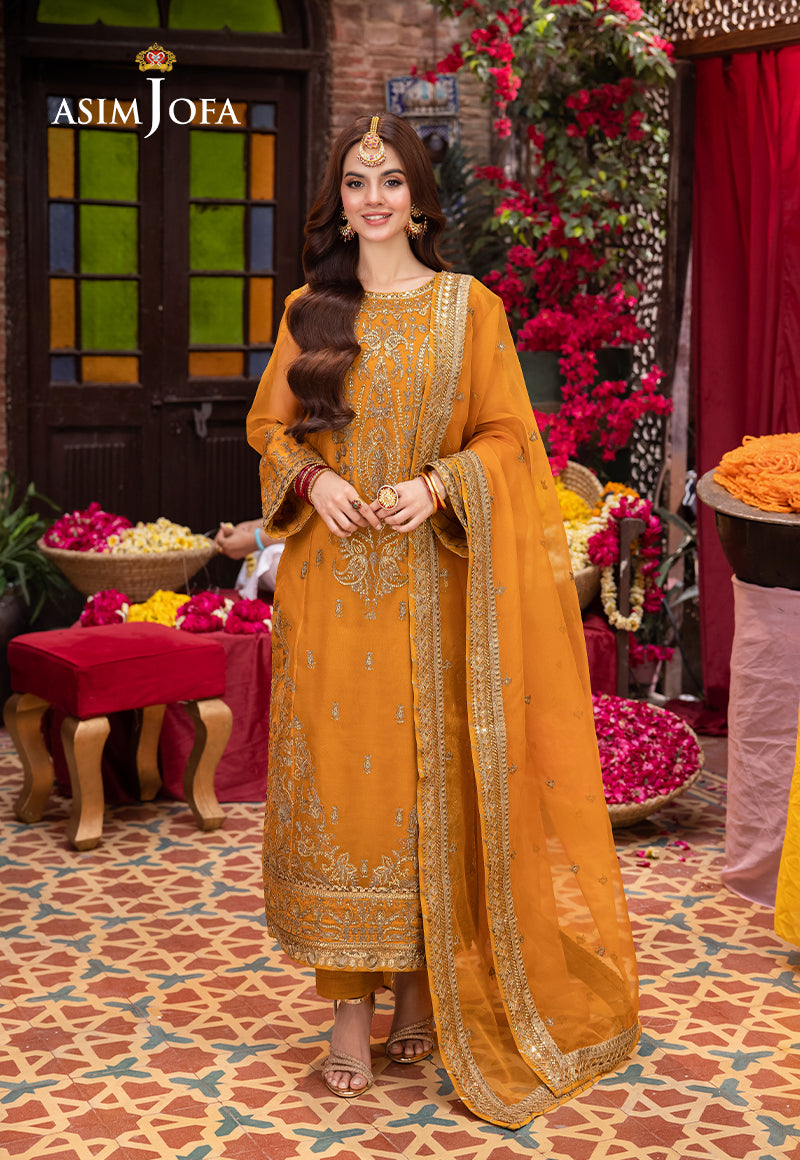 Asim Jofa | Pyaar Diyan Gallan Formals | AJEM-12 - Pakistani Designer Dress - by Asim Jofa | Type: Formal - 100% Original at Saira Sultan