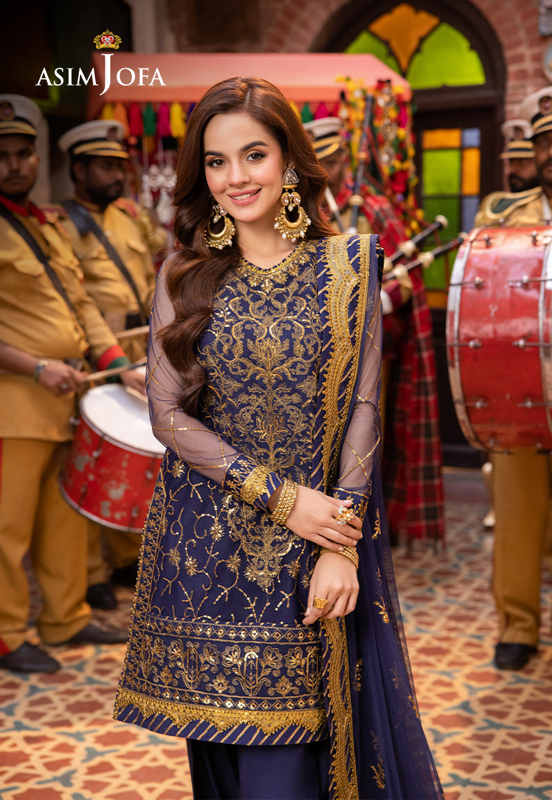Asim Jofa | Pyaar Diyan Gallan Formals | AJEM-18 - Pakistani Designer Dress - by Asim Jofa | Type: Formal - 100% Original at Saira Sultan